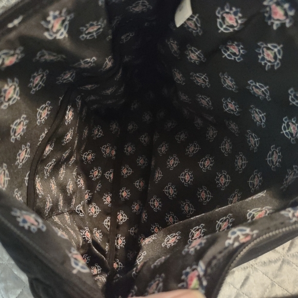 Vera Bradley Black Quilted Crossbody Bag - Picture 6 of 8